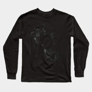 Black Cockapoo / Spoodle dog Long Sleeve T-Shirt